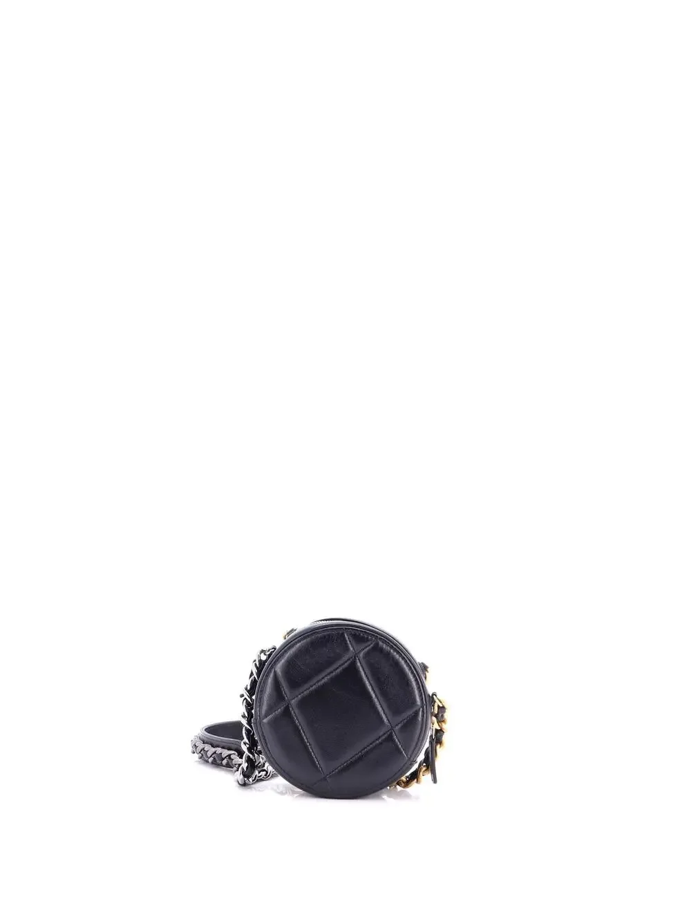 Chanel 19 Round Clutch With Chain #289091C26B
